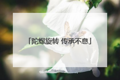 陀螺旋转 传承不息