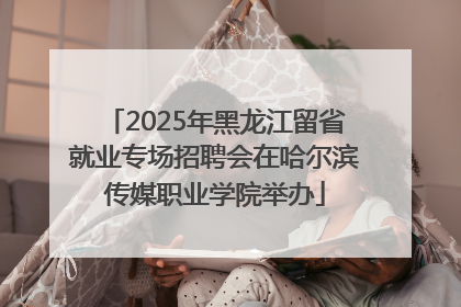 2025年黑龙江留省就业专场招聘会在哈尔滨传媒职业学院举办