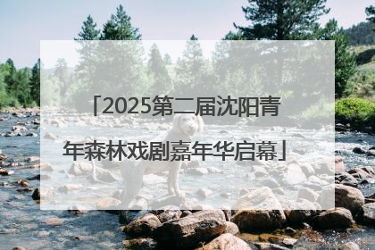 2025第二届沈阳青年森林戏剧嘉年华启幕