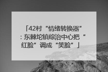 42村“情绪转换器”：东棘坨镇综治中心把“红脸”调成“笑脸”