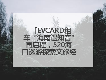 EVCARD租车“海南遇知音”再启程，520海口巡游探索文旅经济新模式